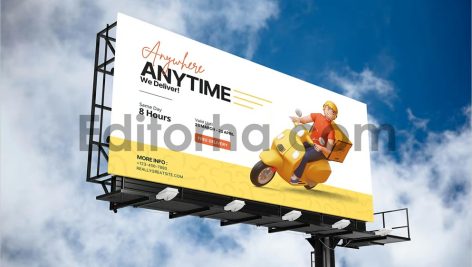موکاپ های بیلبورد خیابانی Billboard Mockup 2