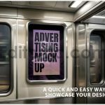دانلود ۵ فایل موکاپ بیلبورد مترو Subway Billboard Mockup
