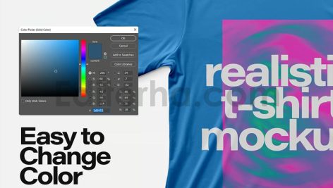 موکاپ تی‌شرت T-Shirt Mockup3