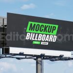 دانلود موکاپ بیلبورد خیابانیBillboard Mockup 4