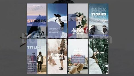 دانلود پروژه آماده پریمیر: تایتل استوری اینستاگرام Story Titles