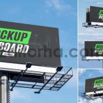 دانلود موکاپ بیلبورد خیابانیBillboard Mockup 1