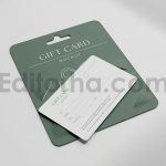 دانلود موکاپ کارت هدیه Gift Card Mockup22