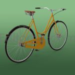 دانلود مدل آماده سه بعدی: آبجکت دوچرخه کلاسیک Classic City Bicycle