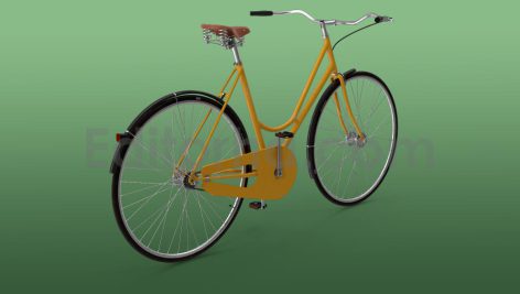 دانلود مدل آماده سه بعدی: آبجکت دوچرخه کلاسیک Classic City Bicycle
