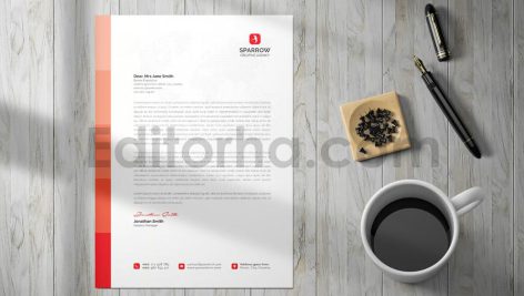 دانلود فایل لایه باز سربرگ Letterhead