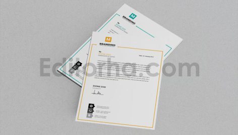 دانلود فایل لایه باز سربرگ Letterhead
