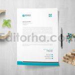 دانلود فایل لایه باز سربرگ Letterhead Template