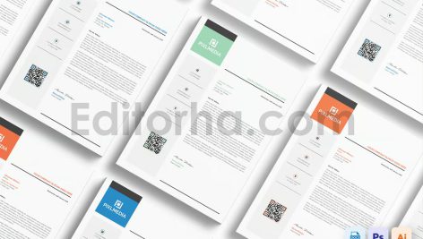 دانلود فایل لایه باز سربرگ Letterhead