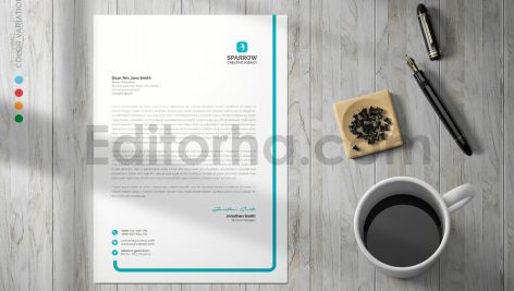 دانلود فایل لایه باز سربرگ Letterhead