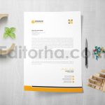 دانلود فایل لایه باز سربرگ Letterhead Template