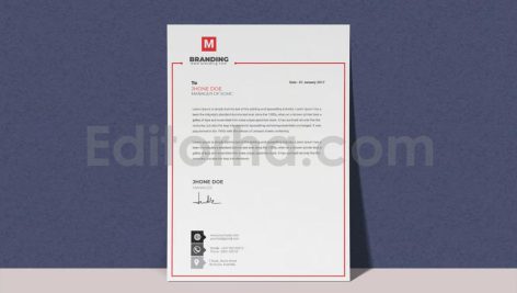دانلود فایل لایه باز سربرگ Letterhead
