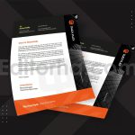 دانلود فایل لایه باز سربرگ Quick Flex - Letterhead Template