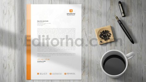 دانلود فایل لایه باز سربرگ Letterhead