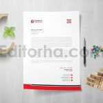 دانلود فایل لایه باز سربرگ Letterhead Template