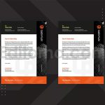 دانلود فایل لایه باز سربرگ Quick Flex - Letterhead Template