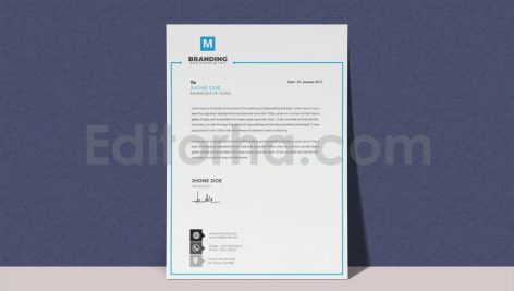دانلود فایل لایه باز سربرگ Letterhead