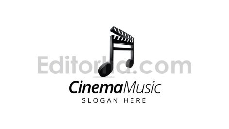 دانلود فایل لوگو موزیک سینما Cinema Music - Logo Templates