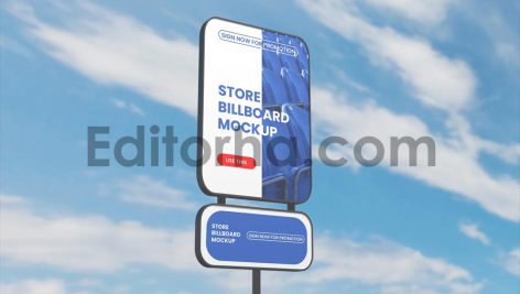 موکاپ بیلبورد تبلیغاتی بیرونی