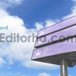 موکاپ بیلبورد سه وجهی خیابانی Billboard Mockup 2