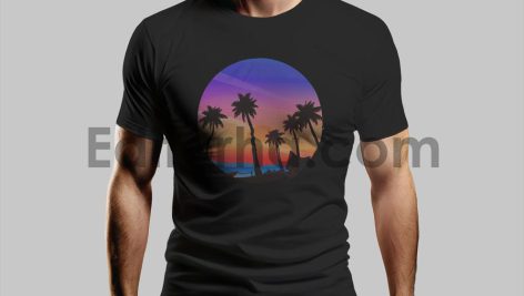 موکاپ تی‌ شرت T-shirt Mockup1