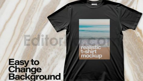 موکاپ تی‌شرت T-Shirt Mockup4