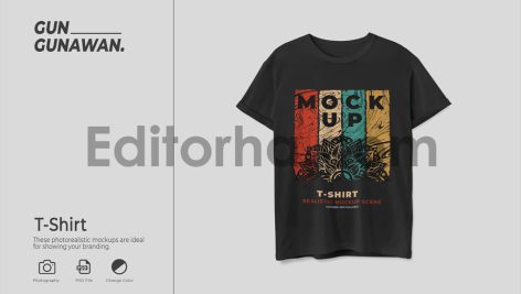 موکاپ تی‌شرت T-Shirt Mockup1