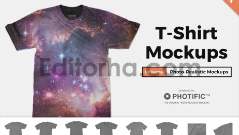 موکاپ تی‌شرت T-Shirt Mockups1
