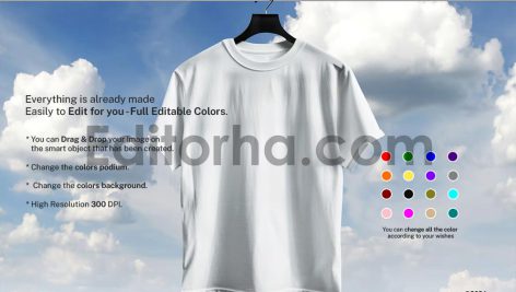 موکاپ تی‌شرت Tshirt Mockup3