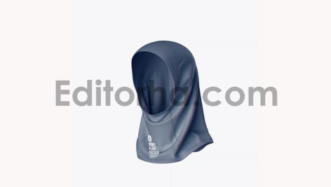 موکاپ حجاب ورزشی