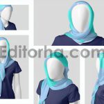 موکاپ روسری ابریشمی2