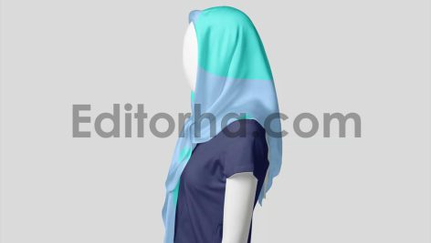 موکاپ روسری ابریشمی4