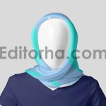 موکاپ روسری ابریشمی5