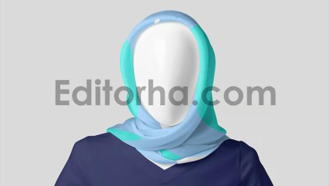 موکاپ روسری ابریشمی5