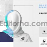 موکاپ روسری ابریشمی6