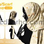 موکاپ روسری با وضوح بالا1
