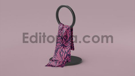موکاپ شال روسری 3