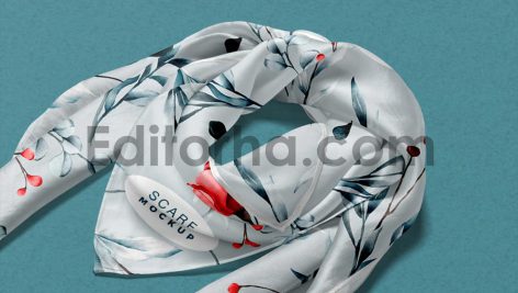 موکاپ شال روسری2