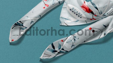 موکاپ شال روسری4