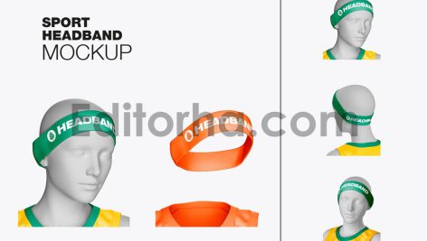 موکاپ هدبند ورزشی1