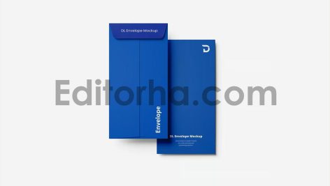 موکاپ پاکت دی ال DL Envelope Mockup2