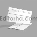 موکاپ پاکت نامه با برگه جدا شونده4