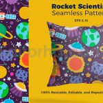دانلود فایل لایه باز پترن فضایی Rocket Scientist Pattern