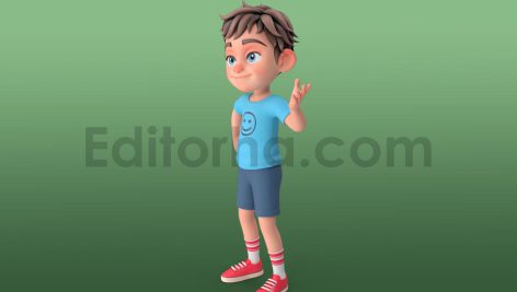 دانلود مدل آماده سه بعدی: آبجکت پسربچه