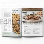 دانلود فایل لایه باز کاتالوگ کتاب آشپزی دسر Dessert cookbook