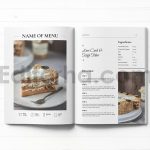 دانلود فایل لایه باز کاتالوگ کتاب آشپزی دسر Dessert cookbook
