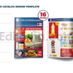 دانلود فایل لایه باز کاتالوگ طرح آماده سوپرمارکت Supermarket Catalog