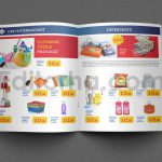دانلود فایل لایه باز کاتالوگ طرح آماده سوپرمارکت Supermarket Catalog