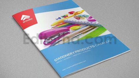 دانلود فایل لایه باز کاتالوگ محصولات نوشت افزاری Stationery Catalog