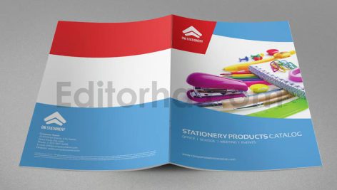 دانلود فایل لایه باز کاتالوگ محصولات نوشت افزاری Stationery Catalog